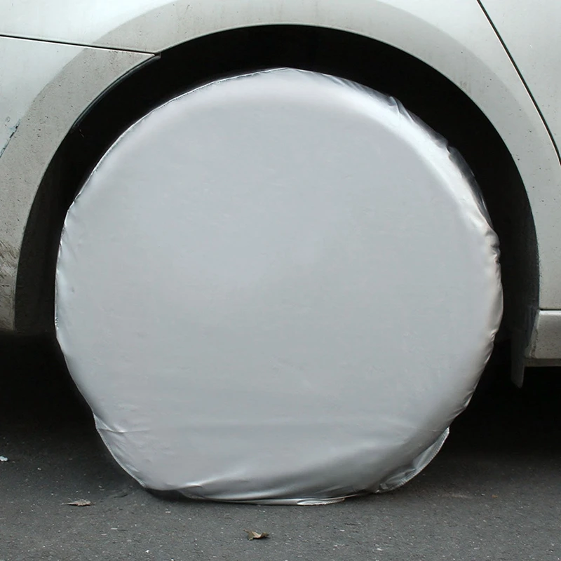 

4PCS Auto Spare Wheel Tire Cover Bag Car Waterproof Dustproof Tire Cover For Truck Trailer RV Camper Motorhome