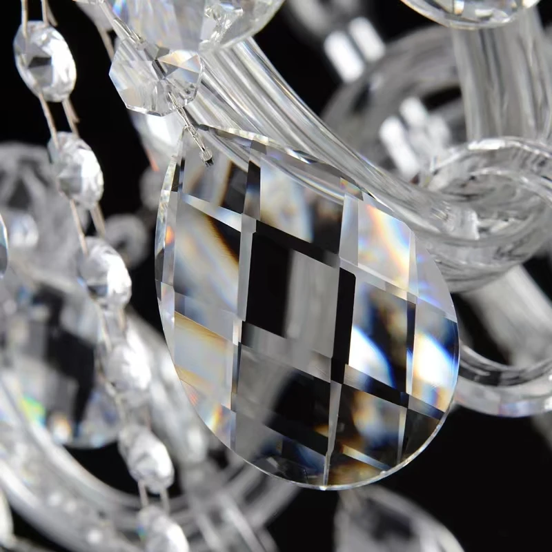 Роскошные современные минималистичные европейские свечи прозрачные