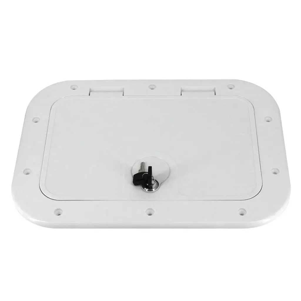 

Deck Access Hatch/ Boat Hatches with Lid RV, White, 378 x 248mm