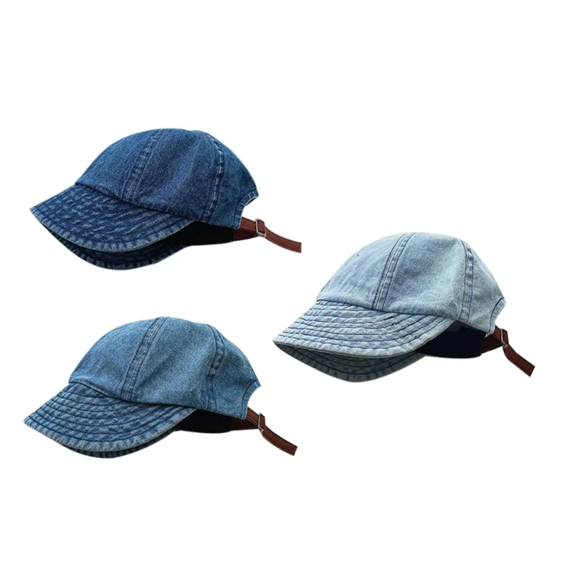 

Baby Wide Brim Baseball Cap Baby Sport Jean Ears Hat for Spring Summer