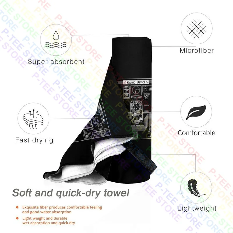 Быстросохнущее легкое спортивное полотенце из запасов 13 Farnsworth