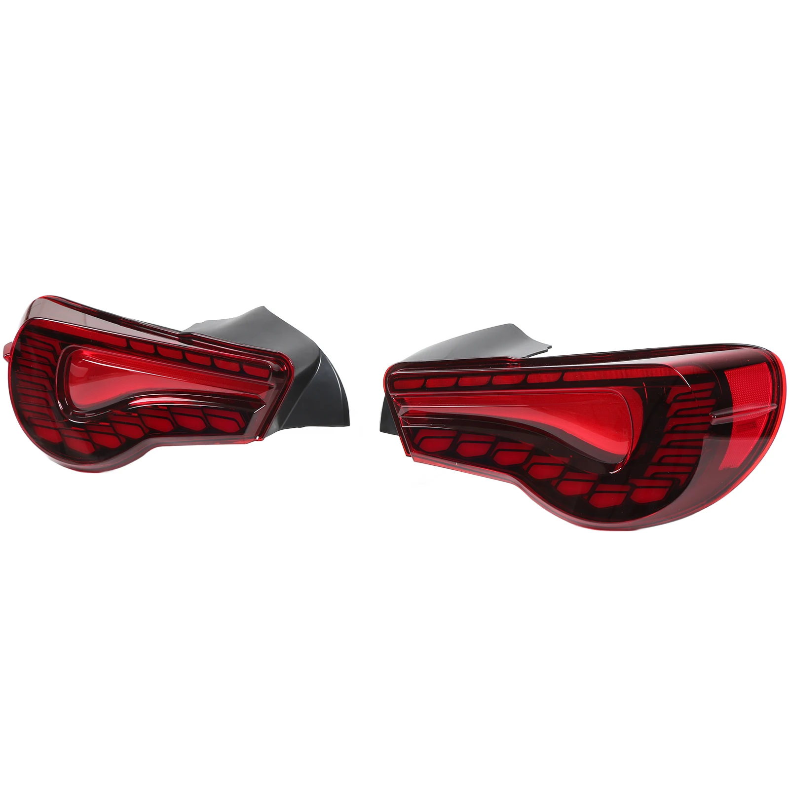 Для Subaru BRZ 2012 2013 2014 2015-2021 1 пара красная GTS полный задний динамический фонарь с