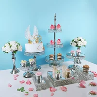9pcs cake stands for party events on sales cake tools decorative wedding decoration table  birthday party names decorations