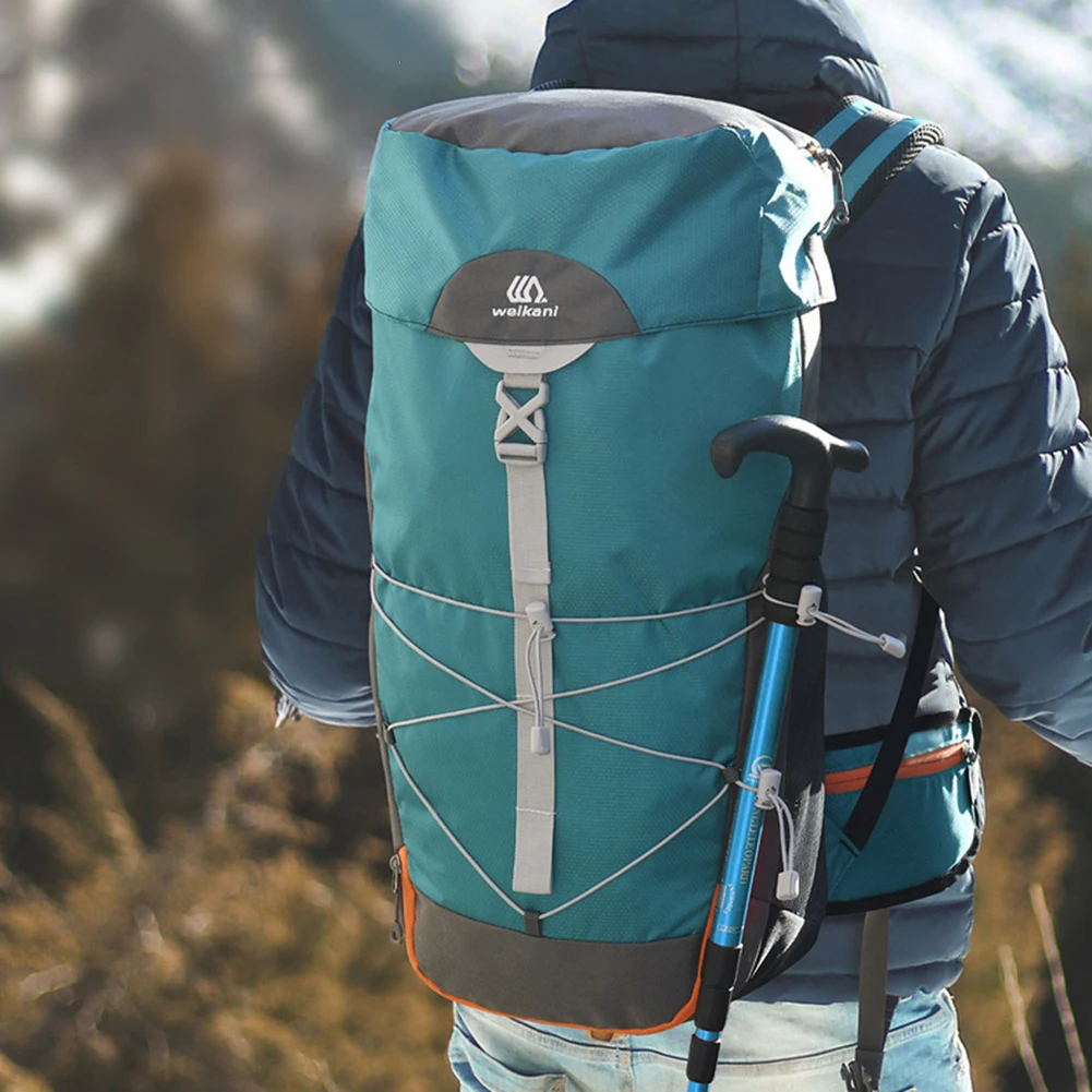 

40L Lightweight Nylon Camping Backpack Large Capacity Outdoor Hiking Trekking Mountaineering Climbing Travel Cycling Rucksacks
