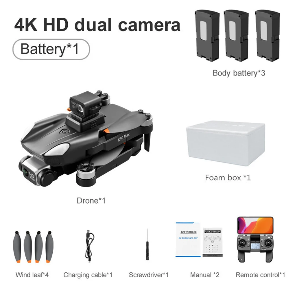 

Складной Квадрокоптер с дистанционным управлением и безголовым режимом