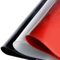 1pcs thick 0 13mm silicone pad clear mat resin film craft tool high temperature sticky plate sheet transparent white black red