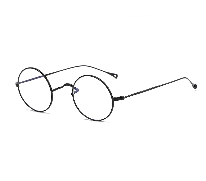 

Прогрессивные многофокальные очки для чтения с круглой оправой, чистые титановые мужские Оптические очки, ультралегкие очки по рецепту для женщин и мужчин