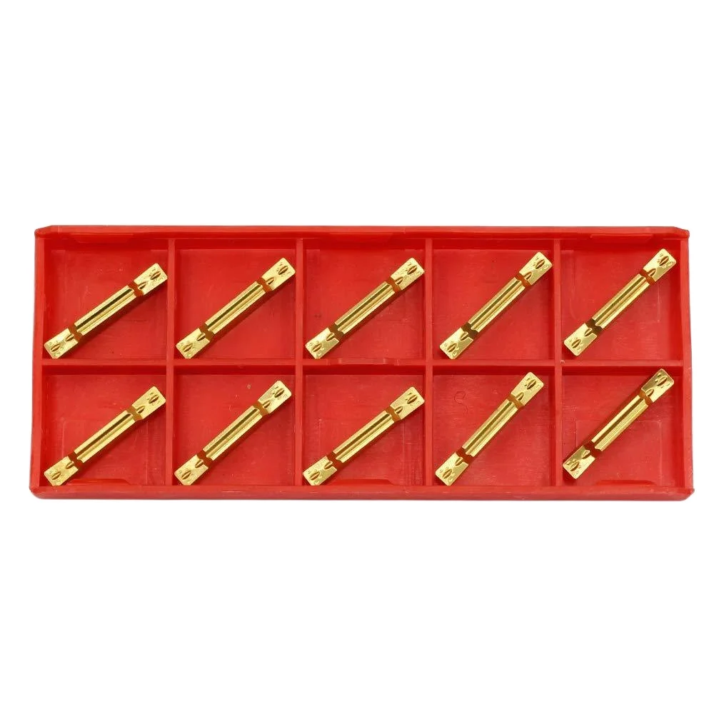 10Pcs Industrial Tools MGMN300 Carbide Inserts CNC Blade For Lathe Grooving Cut-Off Tool
