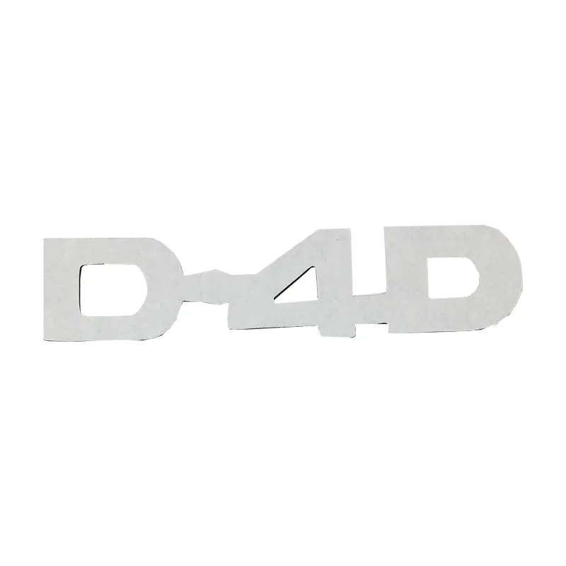 Для TOYOTA Camry Highlander Yaris Corolla Hilux автомобильные аксессуары 3D металлический логотип D4D