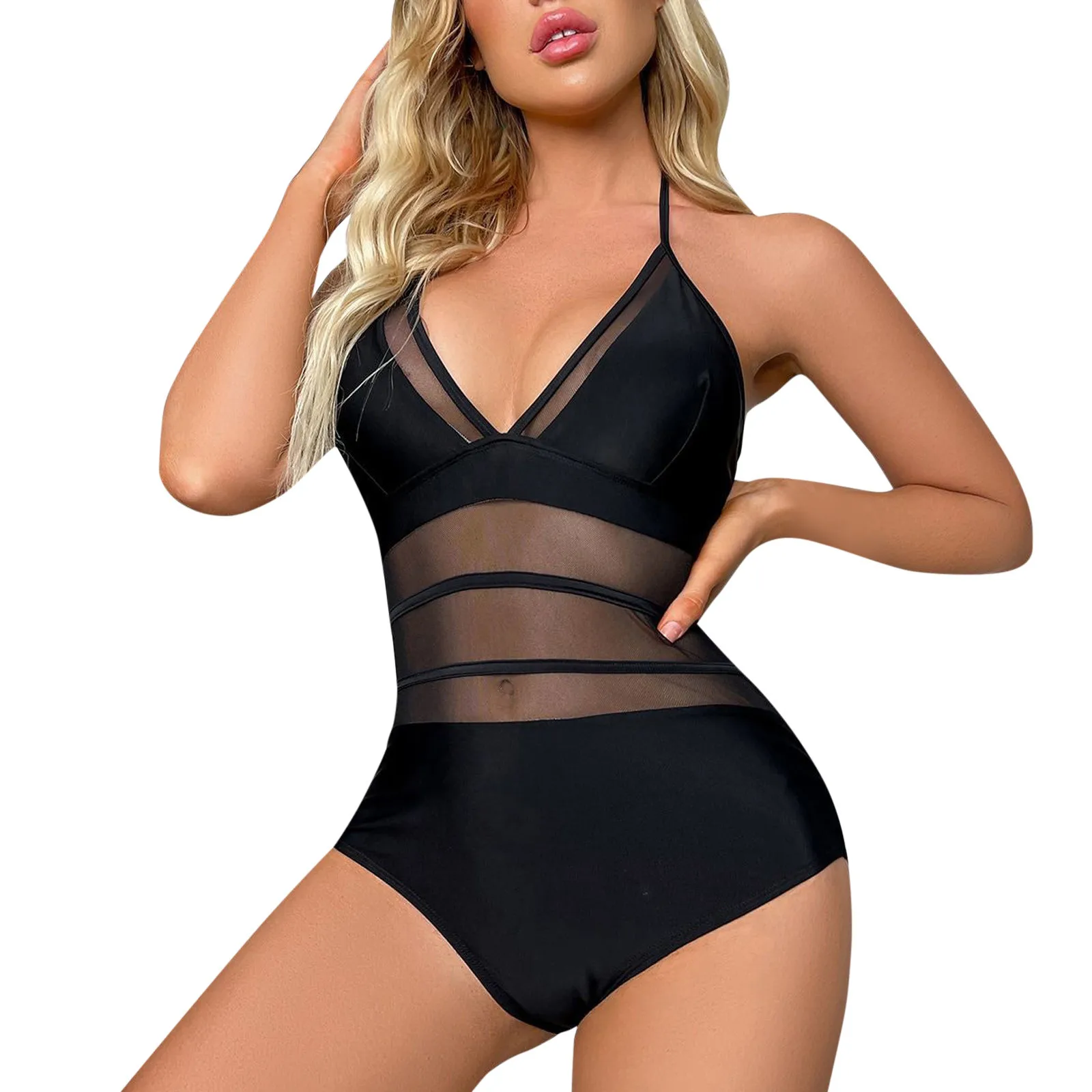 

Women High Waist Shaping Panties Push Up Bikini Set Bodysuit Beach Bathing Beach Swimwear for women pool Sports Hawaii Sexy