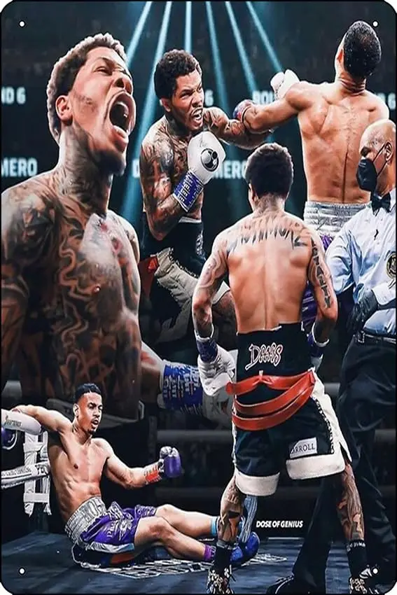 Плакат Boxng gervont dvs Metl Tn Sgn 12X8 nch Funny Mn Cve для дома и офиса Br Decor