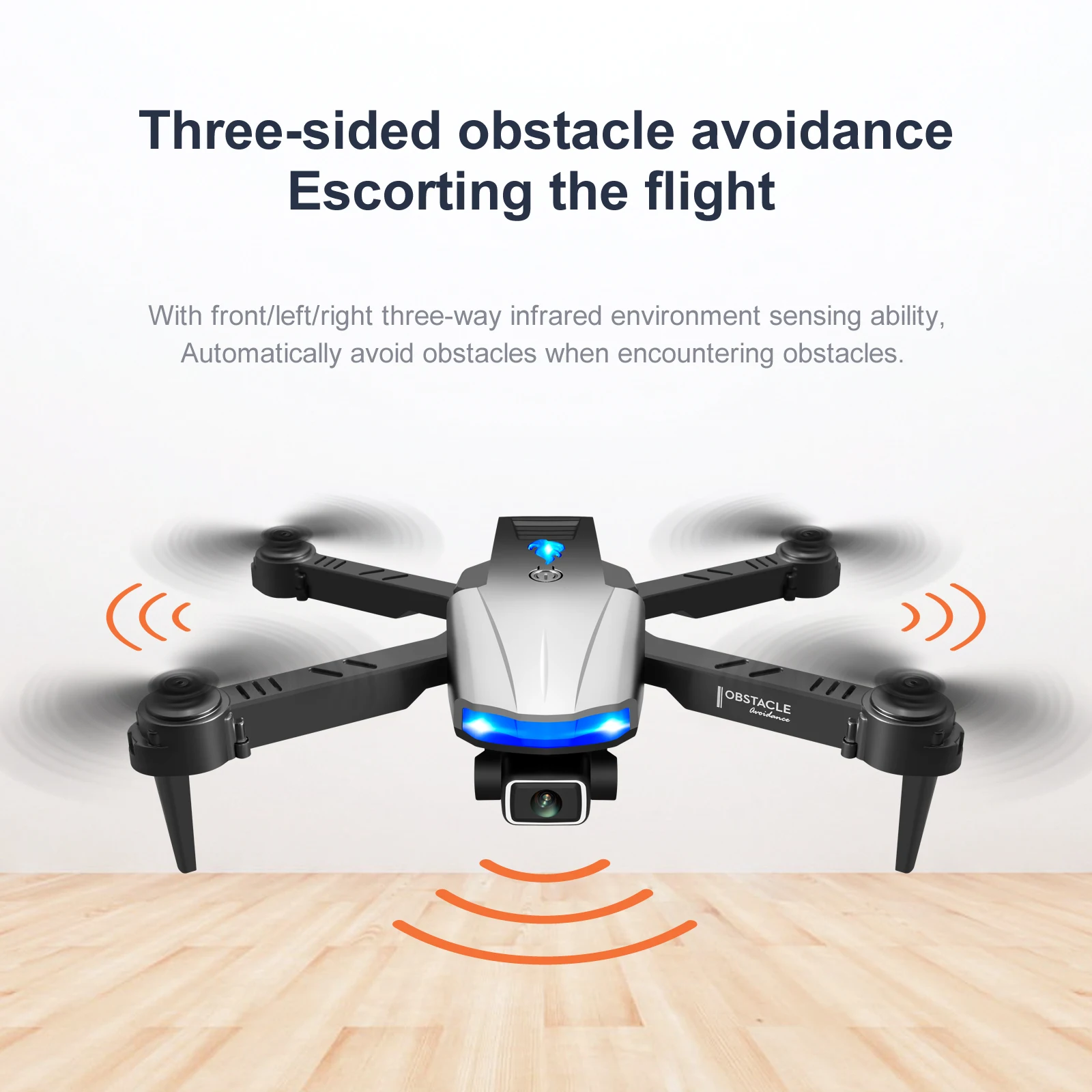 S85 Drone Professional Three-Sided Obstacle Avoidance Drone Quadcopter 4k Aerial HD Dual Camera Folding Remote Control Aircraft enlarge
