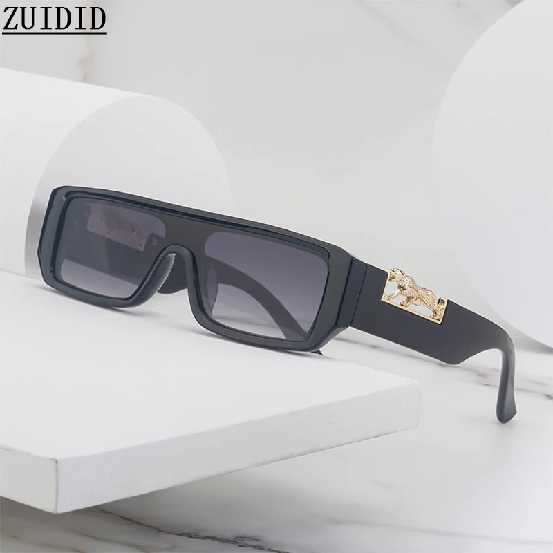 

Vintage Sunglasses Women One Pieces Punk Fashion Glasses Retro Square Sunglasses For Men Luxury Steampunk Gafas De Sol Lentes