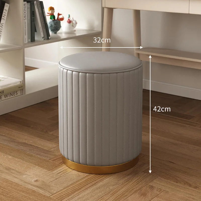 

Круглый Портативный дизайнерский стул для ванной комнаты в скандинавском стиле