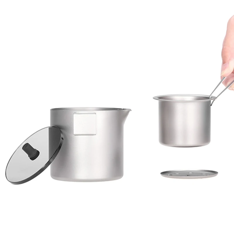 Набор нетоксичных титановых чайных чашек Keith бактериостатическая посуда уличная