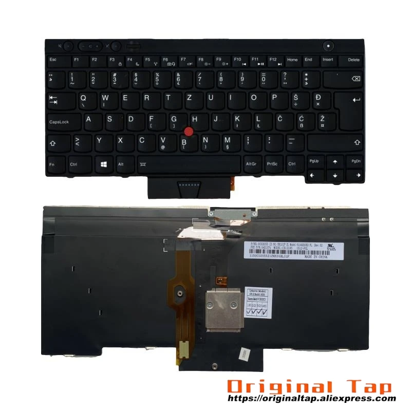 SI словенская клавиатура с подсветкой для Lenovo Thinkpad T430 T430s T530 W530 X230 X230t 04X1265 04Y0664 04Y0553