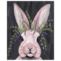 tapb diy painting by numbers rabbit easter coloring by numbers adults for handpainted on canvas home wall art decor