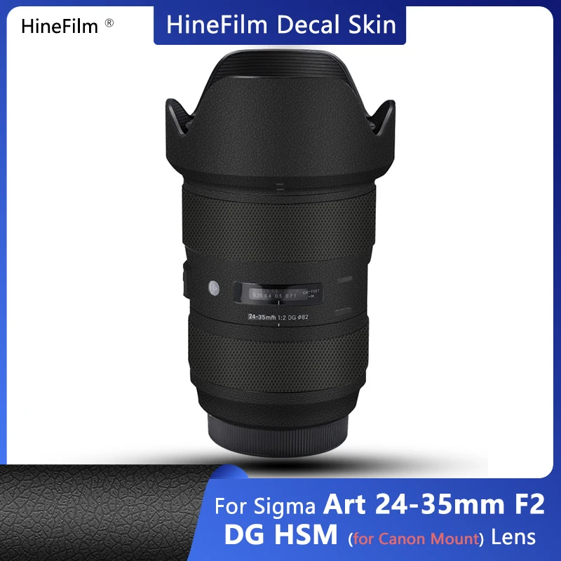 Наклейка на объектив Sigma 24-35F2 EF Mount Decal Skin Art 24-35mm F2 DG HSM