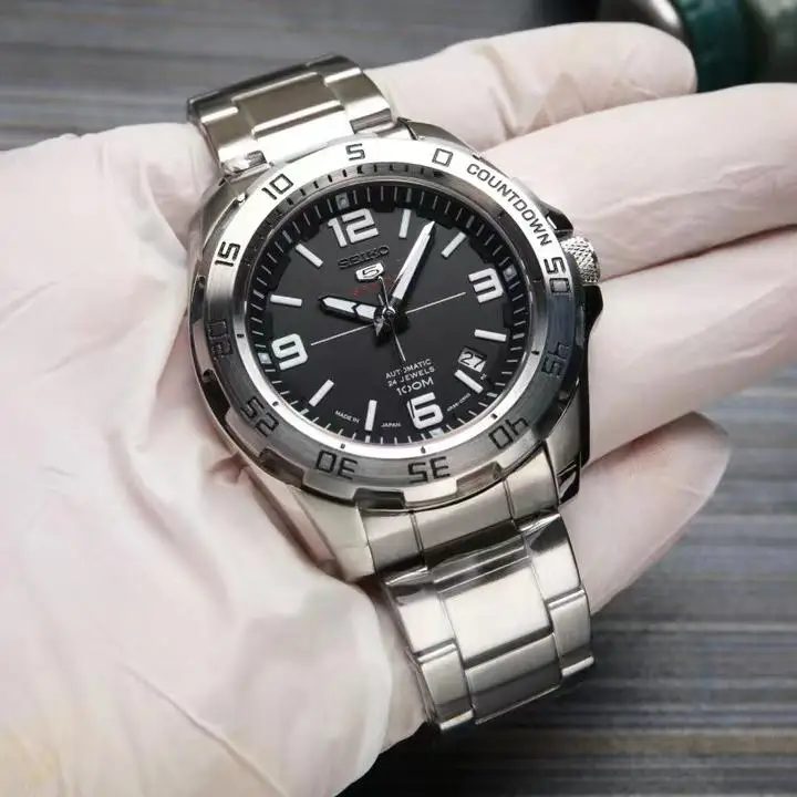 

Модные мужские водонепроницаемые деловые часы Seiko 904L с автоматическим механизмом и стальным ремешком