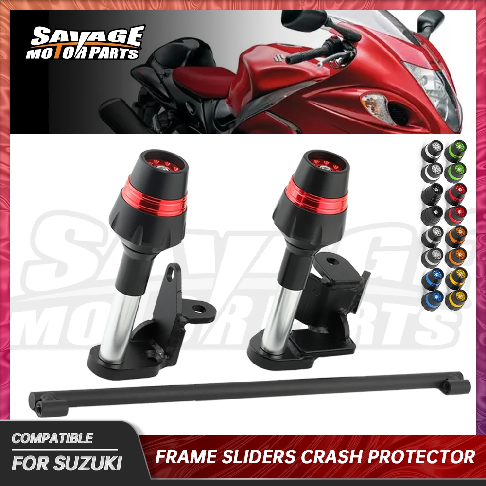 Frame Sliders Crash Protector For SUZUKI HAYABUSA GSXR1300 2008-2020 Motorcycle Accessories Bobbins Falling Protection GSXR 1300