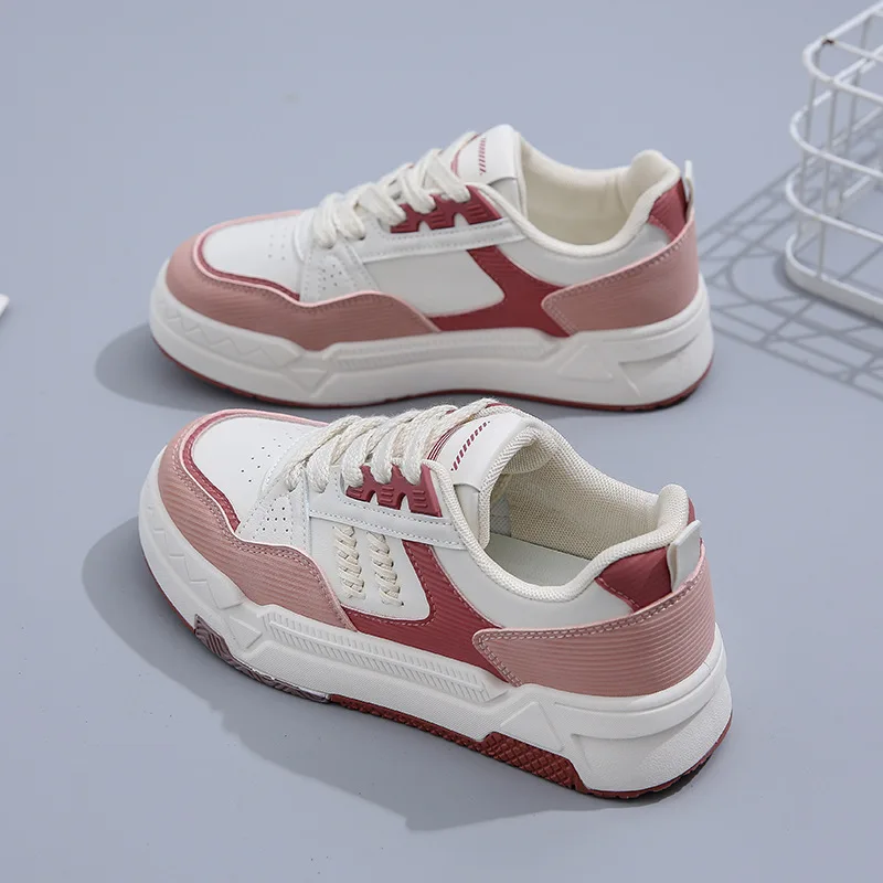 Women's Shoes Training Retro Spring Autumn New Thick-soled Students Casual All-match Niche Sports Trend Sneakers Women