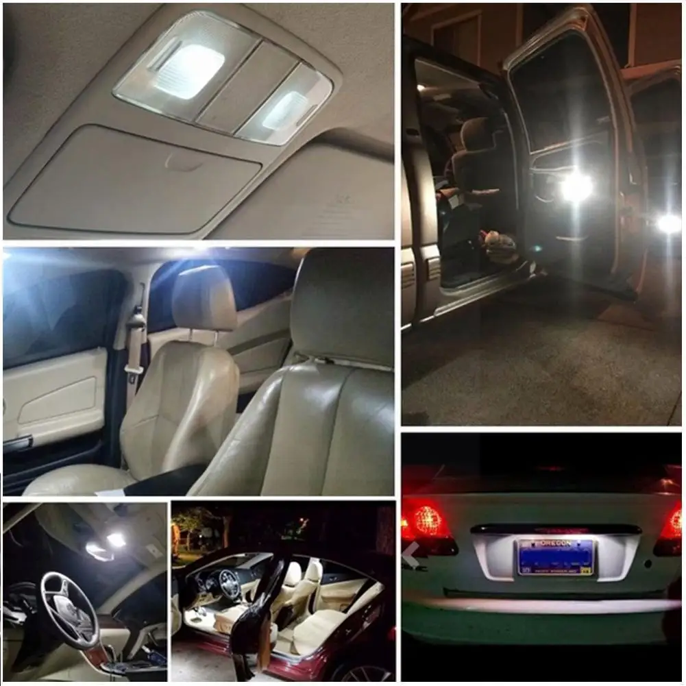 

2pcs T10 194 W5w Cob 2835 Smd 12led Car Canbus Super Signal 2w License Bright Lamp Turn Light Auto Bulb L5v3