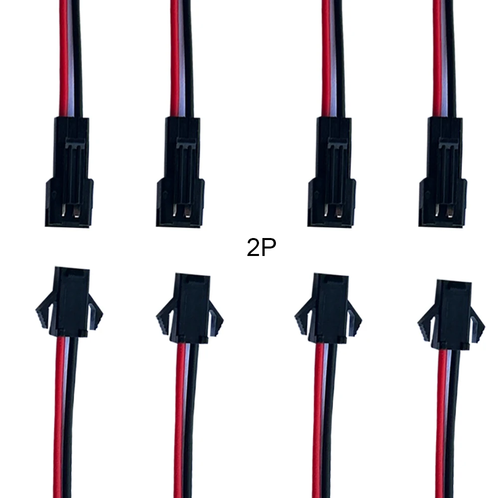 

2 контакта, 3 контакта, 4 контакта, 5 контактов, 6 контактов, женский и мужской кабель для светодиодных лент WS2812B, WS2811, WS2815, 10 пар, 100 пар