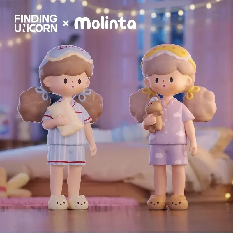 Фото Коллекционная серия Finding Unicorn Molinta Minor Holiday: Оригинальные игрушки-сюрпризы в закрытых коробках, милые аниме-фигурки, украшения, подарки №5