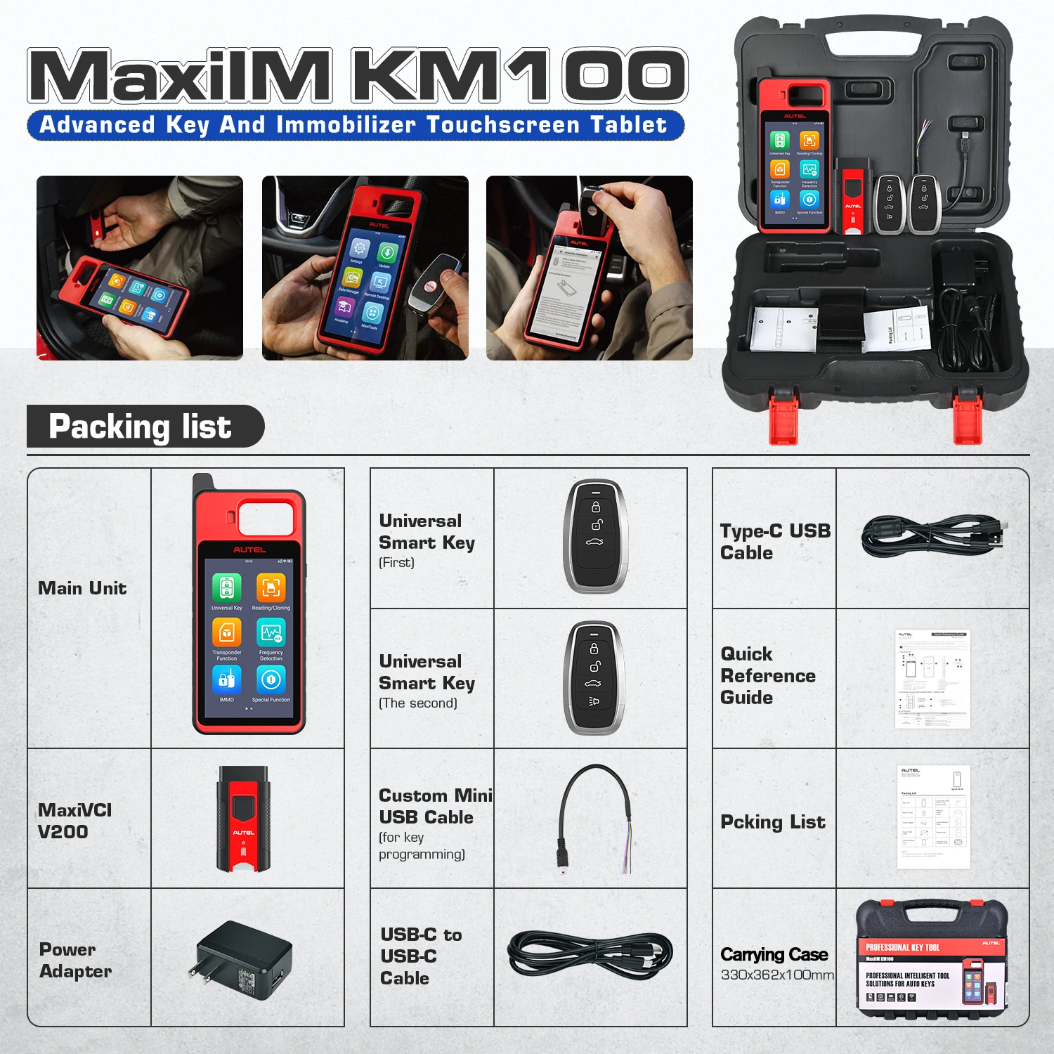 Autel KM100 Key Programmer V200 Универсальный ключевой генератор Бесплатное обновление