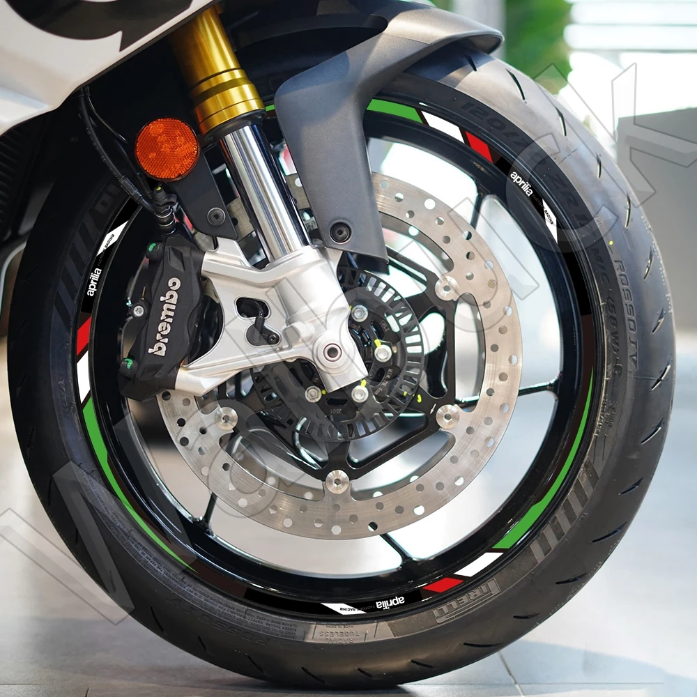 Мотоциклетная наклейка в полоску 17 дюймов для Aprilia Racing TUONO V4 1100 RSV4 RS150/250/660 GPR APR Shiver