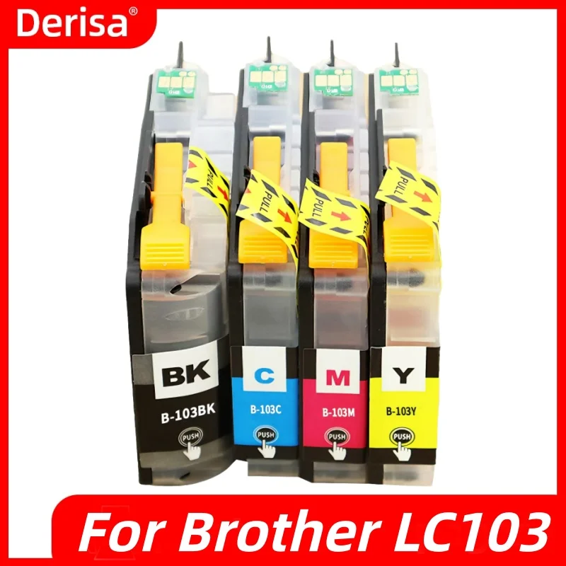 Фото Многоразовый картридж с чернилами LC103 LC105 LC107 для Brother DCP-J132W J152W J552W J172W J752W MFC-J870DW J650DW J470DW №1