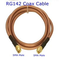 rg142 coax cable for l16 sma male plug to sma male connector sma male to sma male rf pigtail antennm 15cm20cm30cm50cm1m2m5m