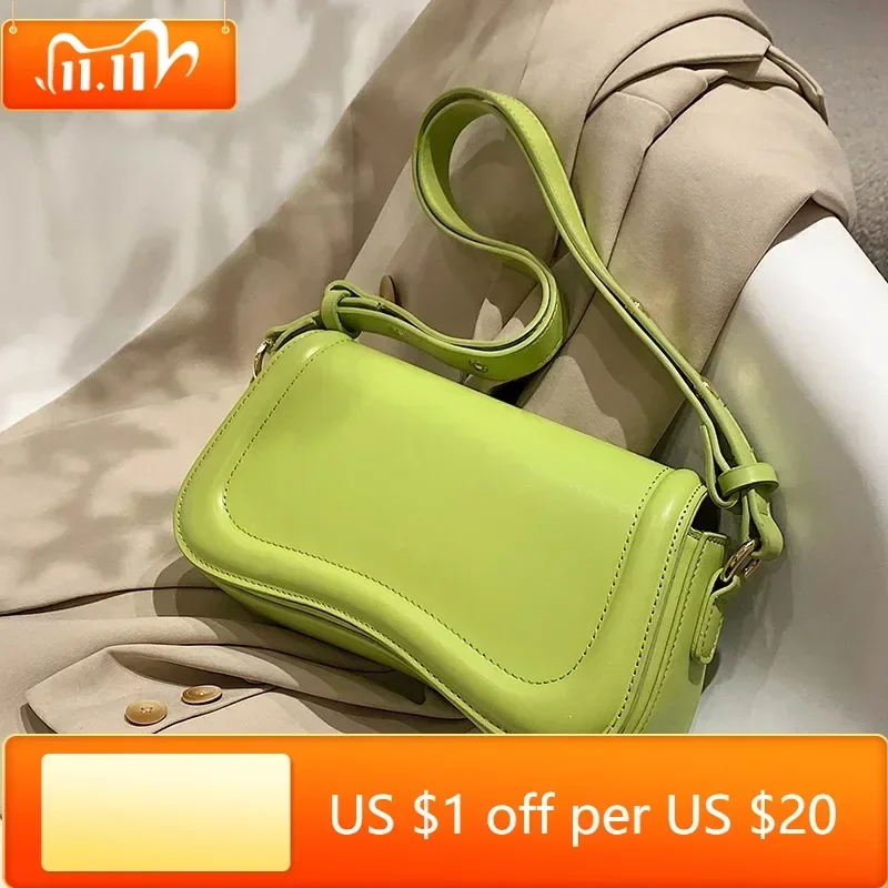 

Luxury Designer Shoulder Bags For Women 2023 Pu Leather Trend Female Underarm Bag Fashion Purse Flap Handbags Crossbody
