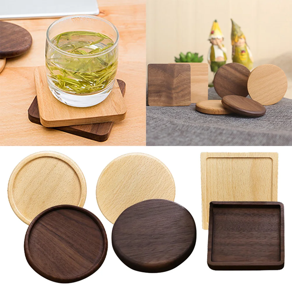 Подставки под напиток из Букового дерева 1 шт.