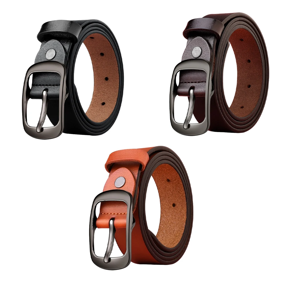 

Cowhide Leather Belt For Women - Fashionable And Easy To Match Wonderful Gift Womens Leather Belt