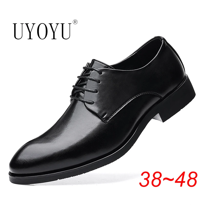 

Мужские классические туфли, черные туфли из спилка, обувь для офиса, свадьбы, вечеринки, оксфорды, обувь для мужчин, большой размер 38 ~ 48, 2022