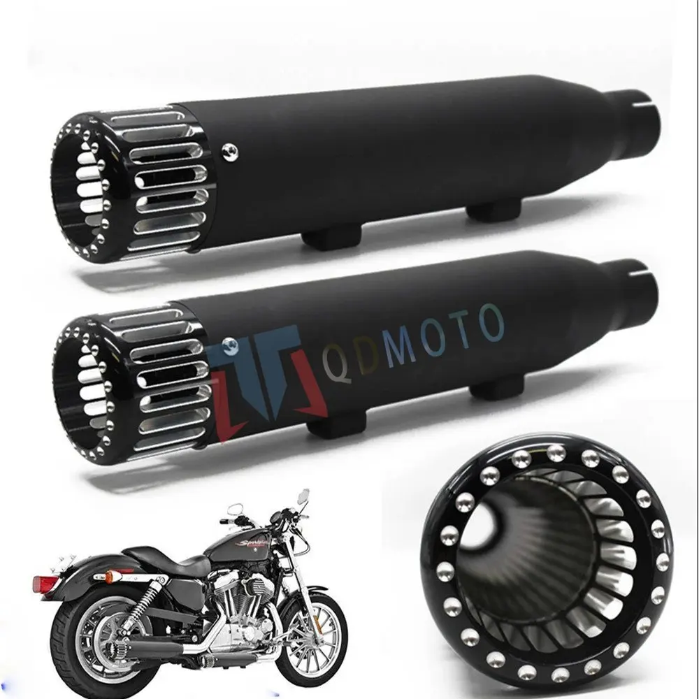 

Выхлопная труба без шнуровки для мотоцикла, глушитель для Harley Sportster 883 1200 Forty Eight sevьдесят Iron 883, высокий глушитель, выхлопная труба