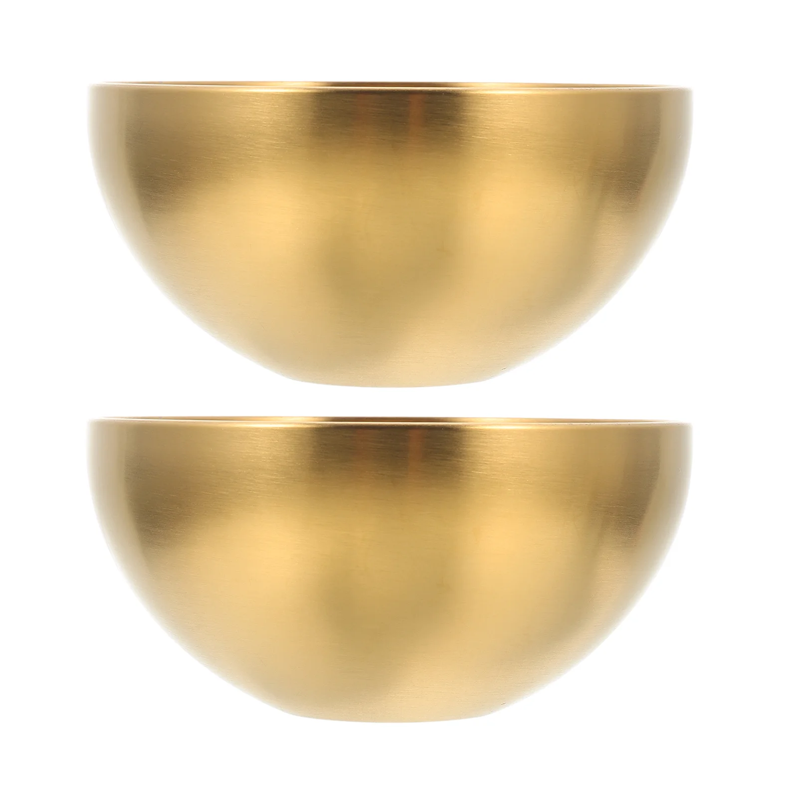 

Bowl Bowls Stainless Steel Kitchen Salad Fruit Serving Noodle Sauce Dipping Soup Tableware Rice Metal Koreanplates Plate