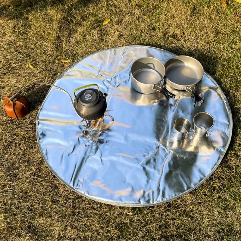 

Foldable High Temperature Resistance Picnic BBQ Mat Outdoor Camping Fire Mat Insulation Garden Saferty Pads for Bonfire Cooking