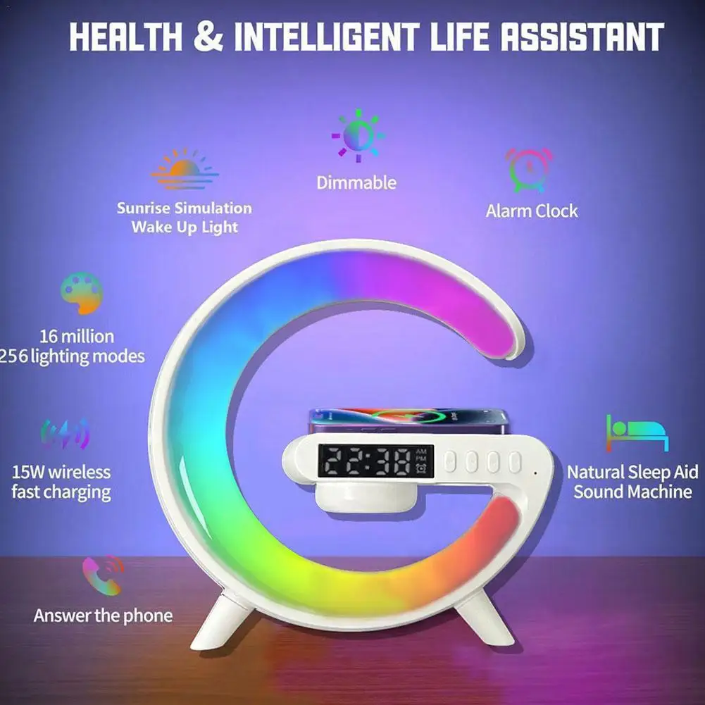 .rgb Colorful Atmosphere Night Light Lamp.sunrise Simulation