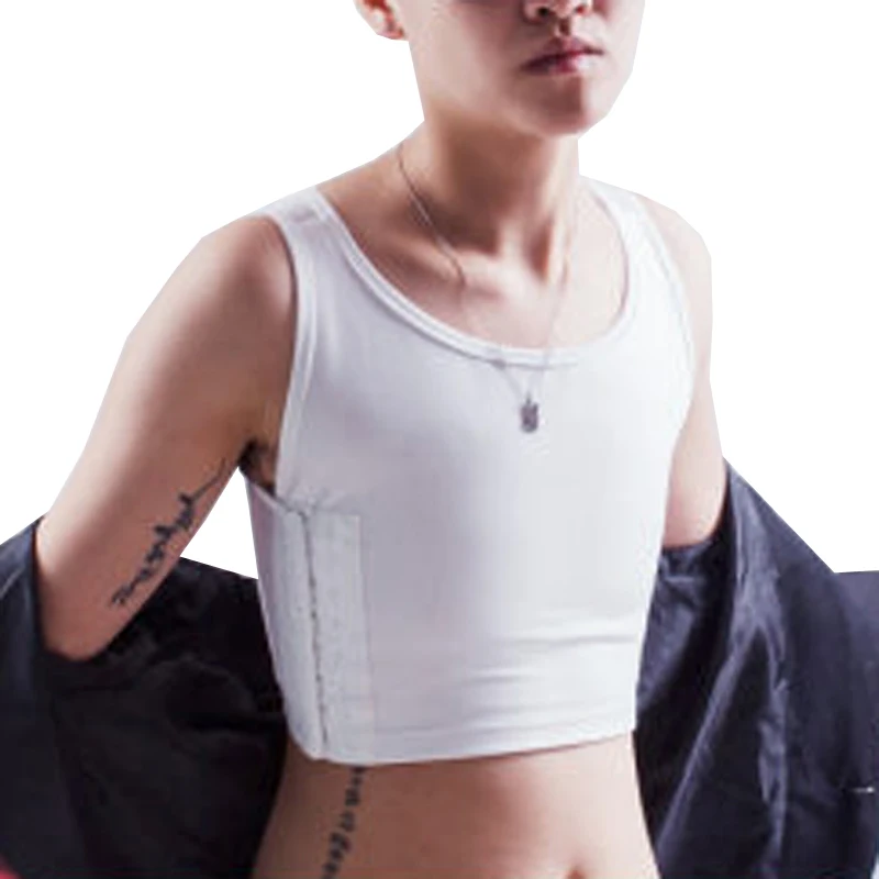 

HaleyChan Breathable mesh Womens Trans Lesbian Tomboy Transgender FTM Chest Binders Crop Top Women Corset Top Underwear bralette