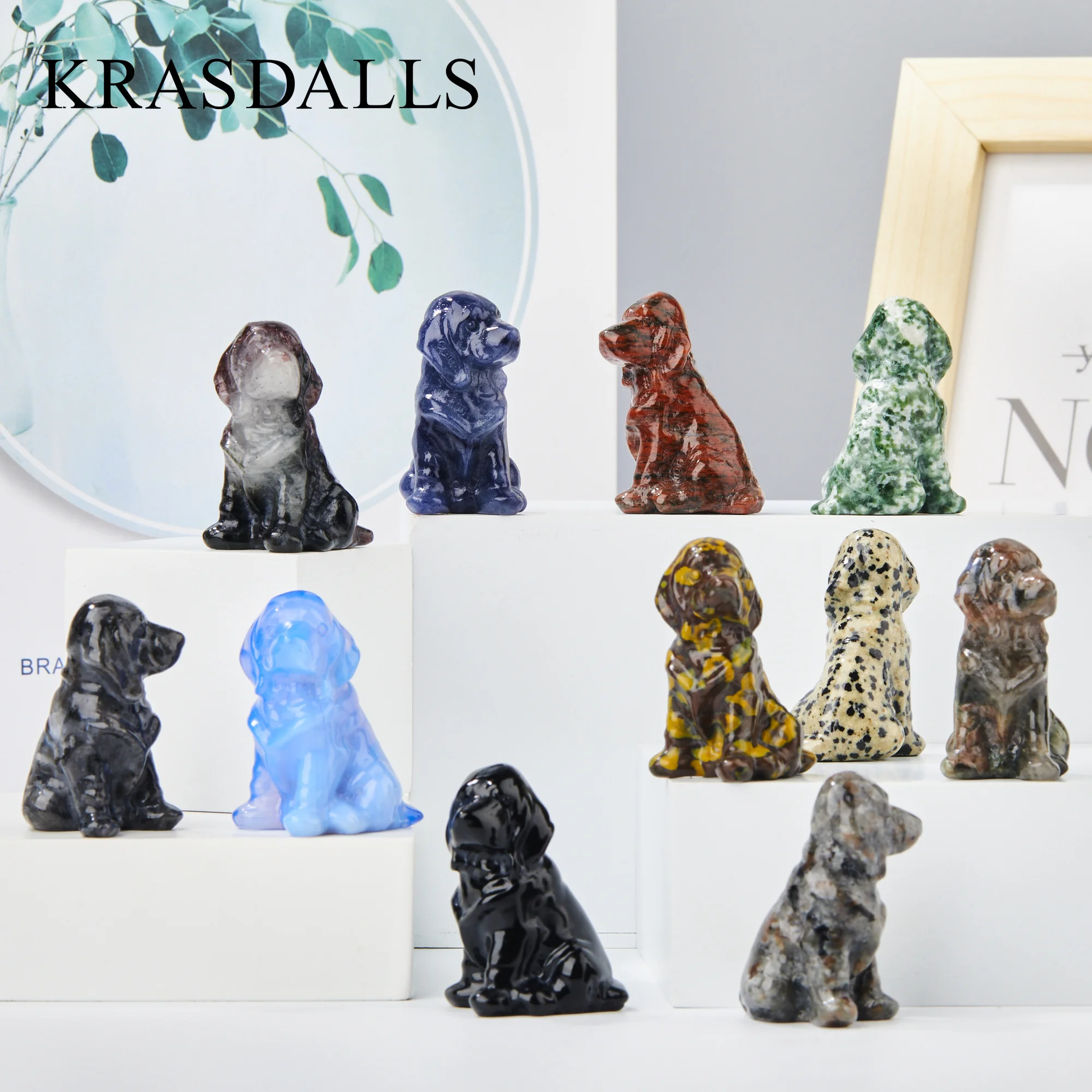 

Драгоценный камень, ретривер, собака, резьба, милый Кристалл, животное, ручная резьба, кварцевый камень, минеральное исцеление, ремесло, статуэтки, подарок 1,6 дюйма