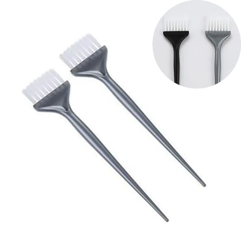 

5 Pack Hair Dye Comb Coloring Brushes Hair Dyeing Kit Handle Professional Salon Barber Hair Bleach Tinting DIY Tool Silver Grey