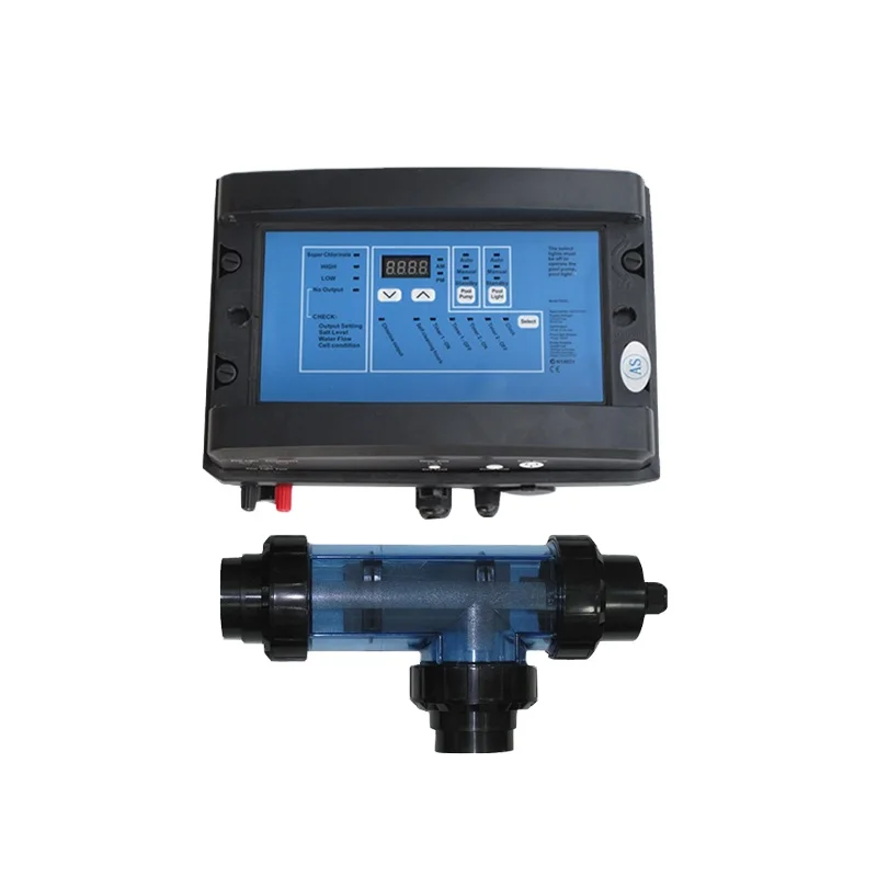 

Factory price and high quality Attractive Price Automatic or manual pool Saltwater Chlorinator with timer