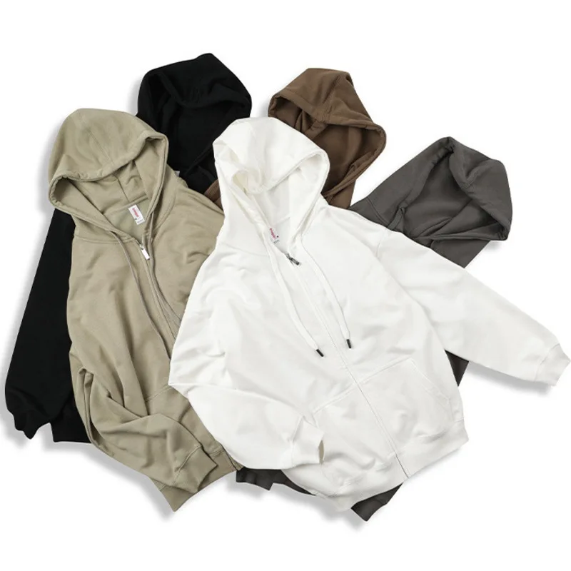 

Privathinker Loose Fashion Women's Zippers Hoodies Solid Color Fashion New Hip Hop Streetwear Autumn Y2K Female Hooded Jackets