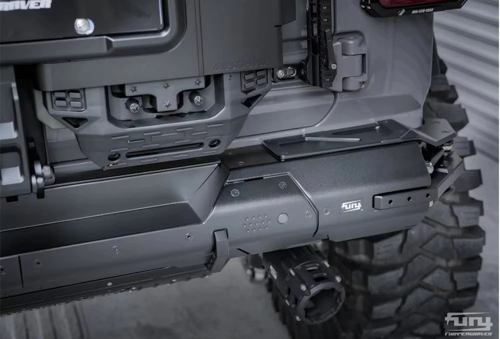 Фото Задний бампер Lantsun F2004 из алюминиевого сплава для Wrangler JL 2018+ №3