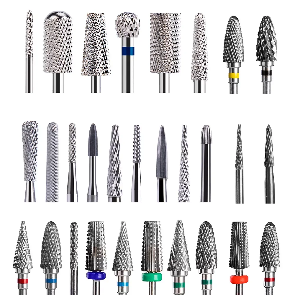 

NEW Dmoley Tungsten Carbide Nail Drill Bit Milling Cutter For Manicure Pedicure Nail Files Buffer Nail Art Equipment Accessory T