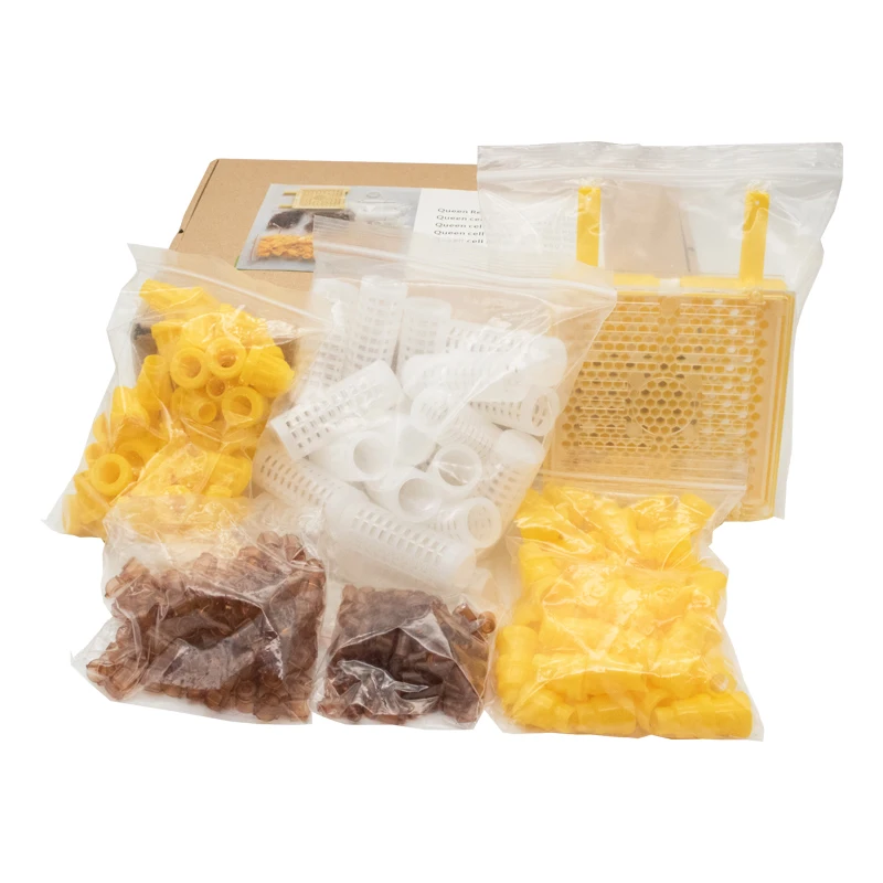 

1 Набор пчеловодства Jenter, система инкубации для вывода маток, коробка, клетка, пластиковая ячейка, чашка, пчелиный инструмент, товары для пче...