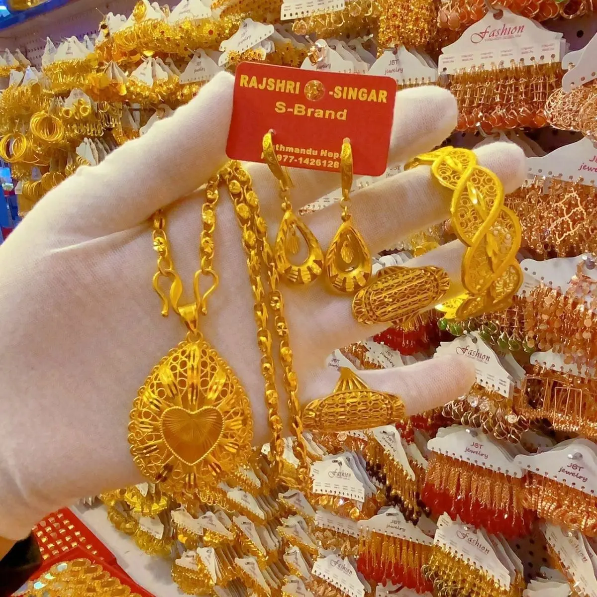 Новый Дубай 24K позолоченное свадебное ожерелье браслет серьги женское кольцо