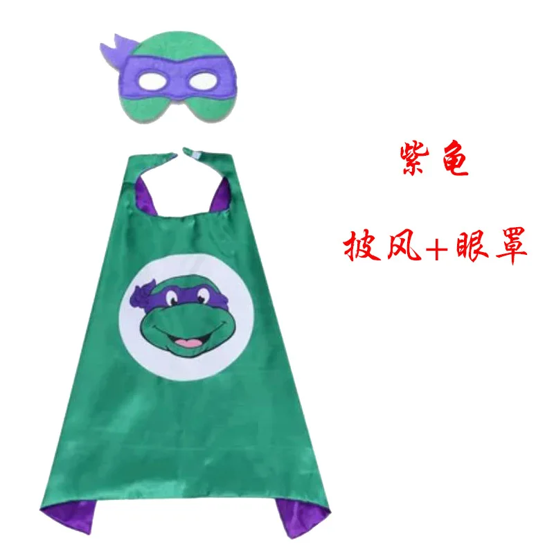 Детская накидка с черепашками-ниндзя для мальчиков и девочек |